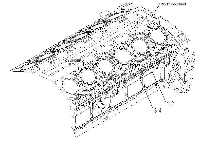Крышка распредвала 4166743 CAT
