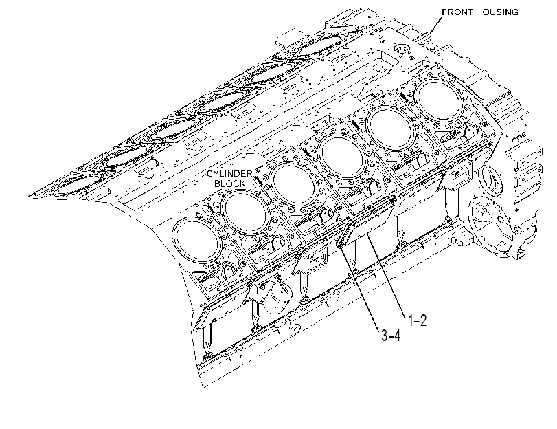 Крышка распредвала 4166745 CAT