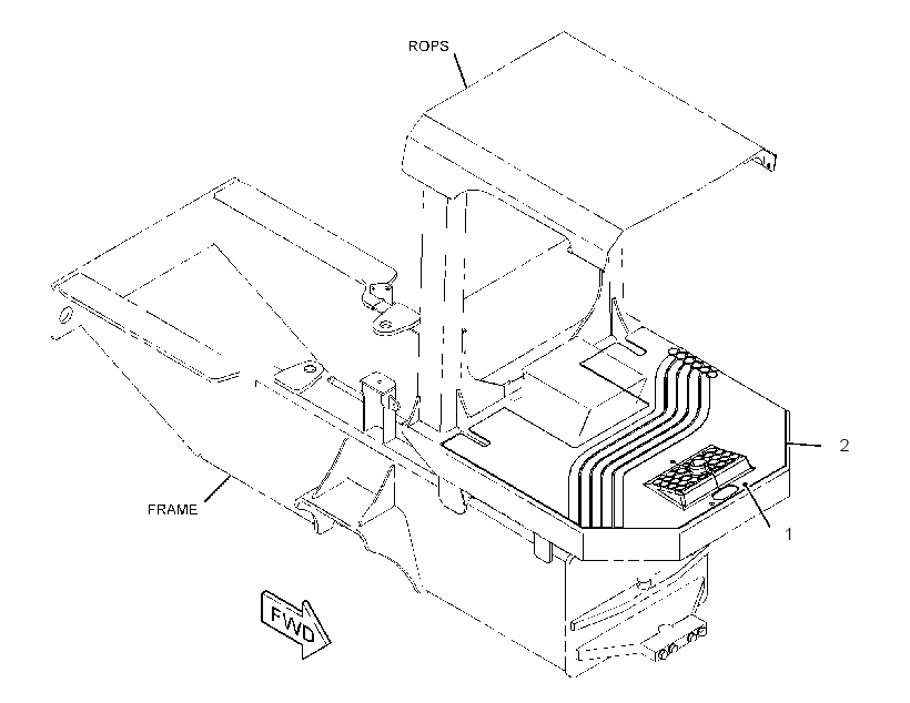 FLOOR MAT GP-CAB 3545405 CAT