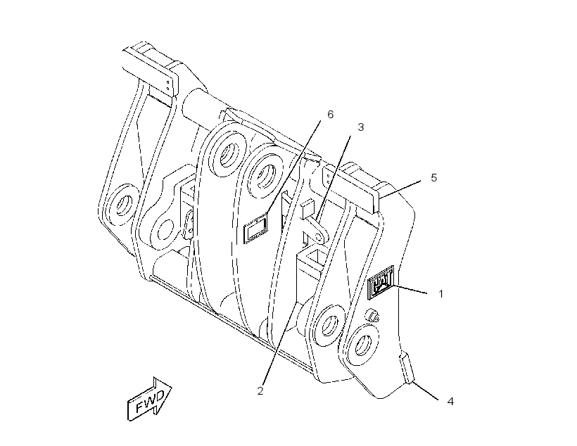 FRAME GP-QUICK COUPLER 3978644 CAT