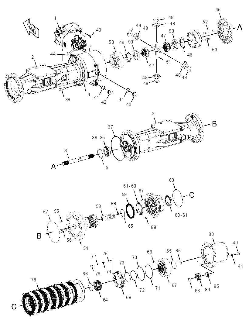 AXLE & TRANSMISSION AR 3311410 CAT