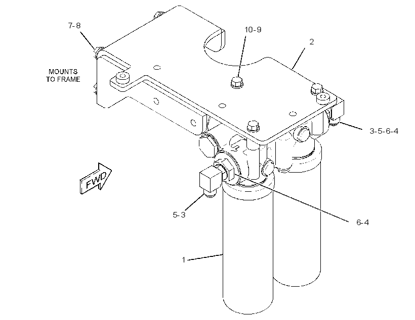 FILTER & MTG GP-OIL 3045907 CAT