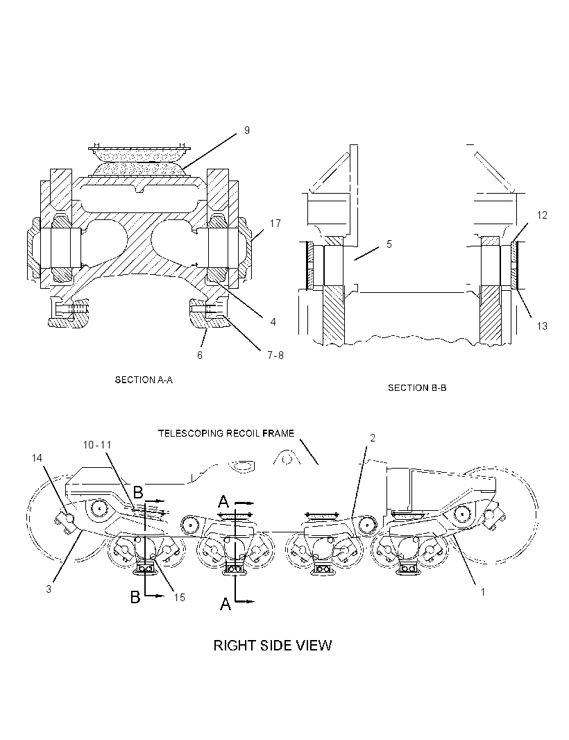 SUSPENSION GP-BOGIE 3854718 CAT