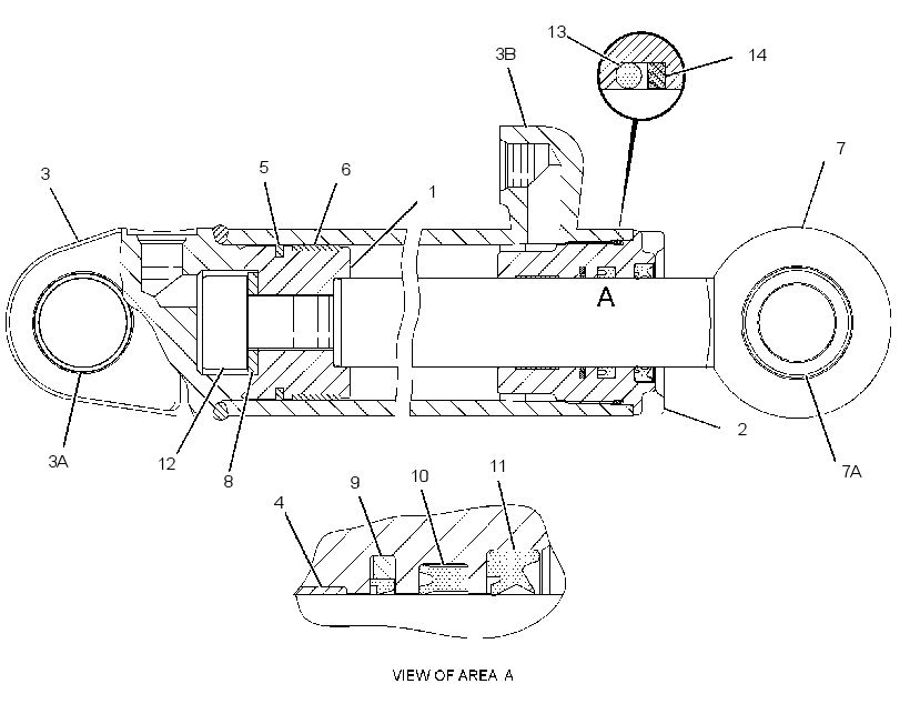 CYLINDER GP-FORK 1491381 CAT
