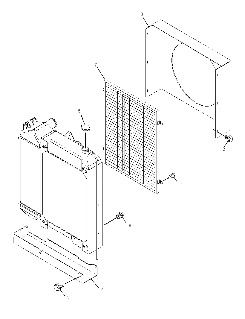 RADIATOR AS 3728150 CAT