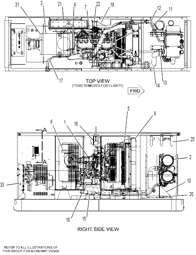 INSTALLATION AR-GENSET 3483002 CAT