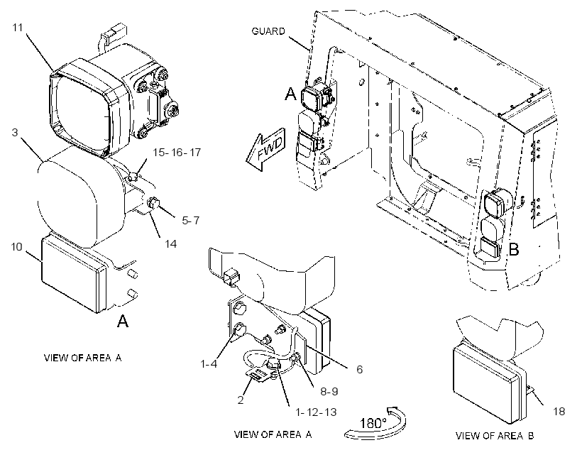 LIGHTING GP-FRONT 3046335 CAT