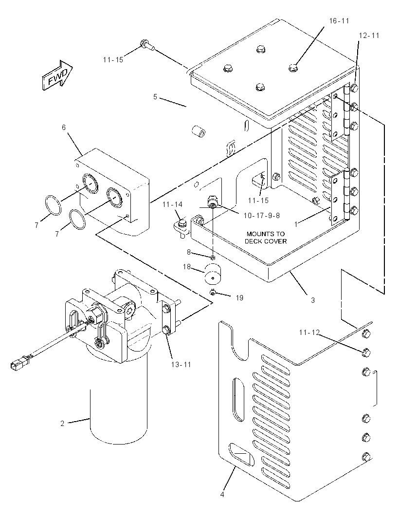 FILTER & MTG GP-TRANSMISSION 3971468 CAT