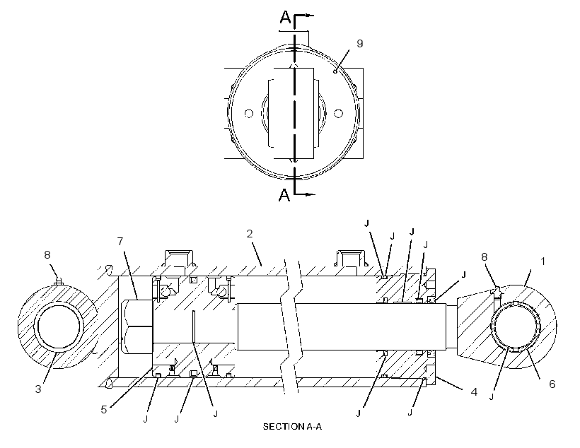 CYLINDER GP-FORK 3854585 CAT