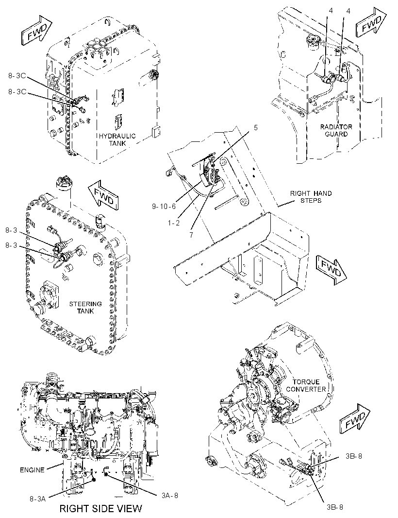 WIRING GP-SERVICE CENTER 3222419 CAT