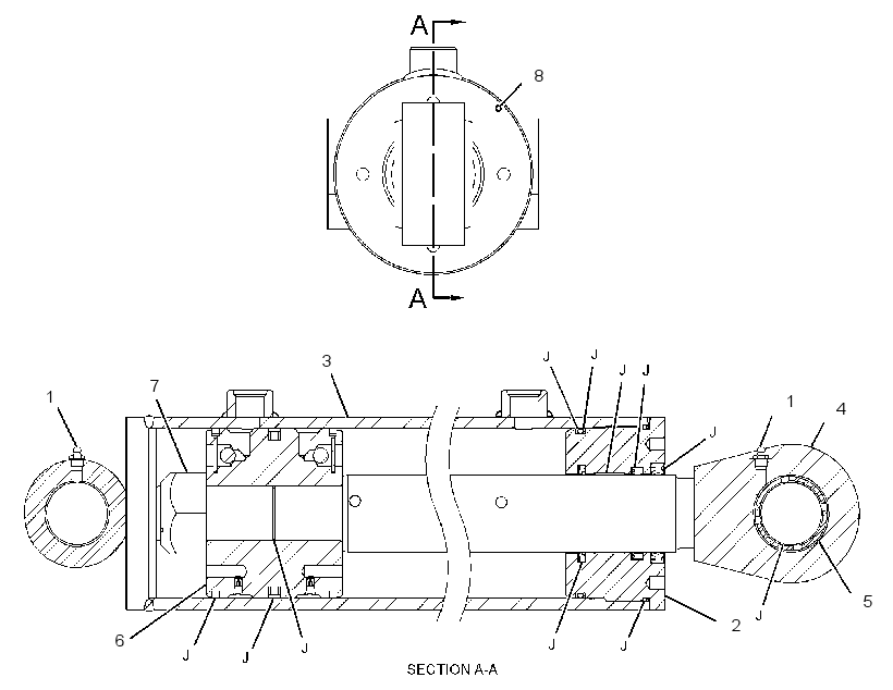 CYLINDER GP-FORK 3878656 CAT