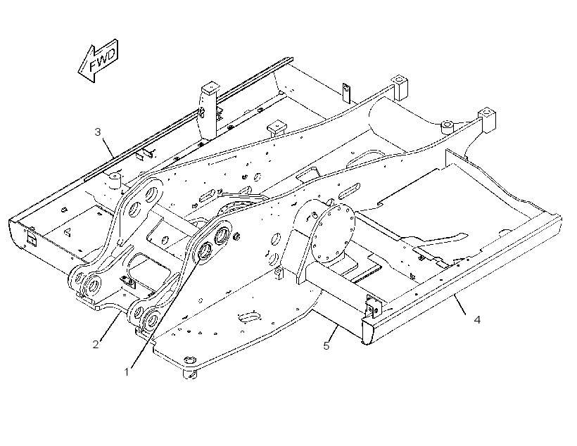 FRAME AS-UPPER 3804792 CAT