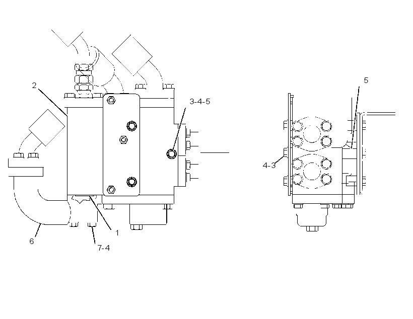 VALVE & MTG GP-STEERING 2075708 CAT