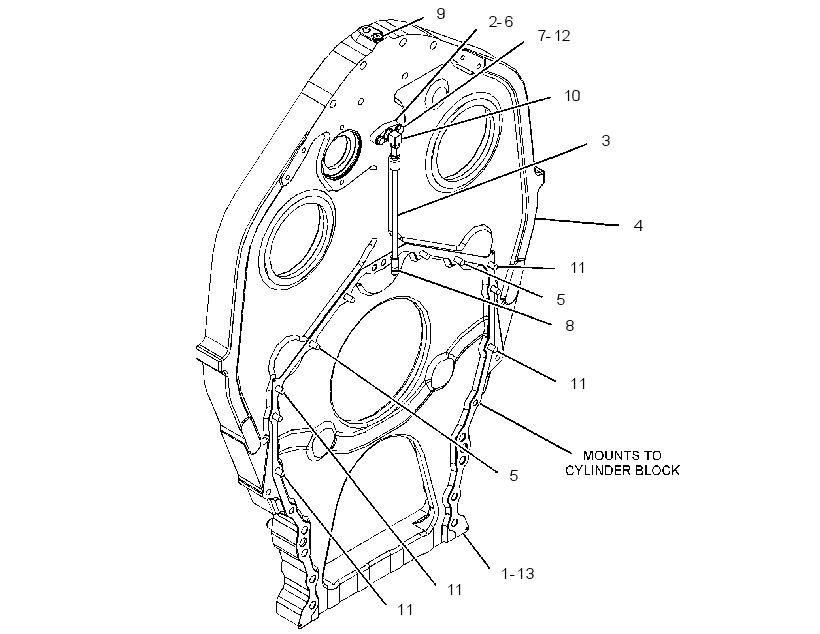 HOUSING GP-REAR 3587817 CAT