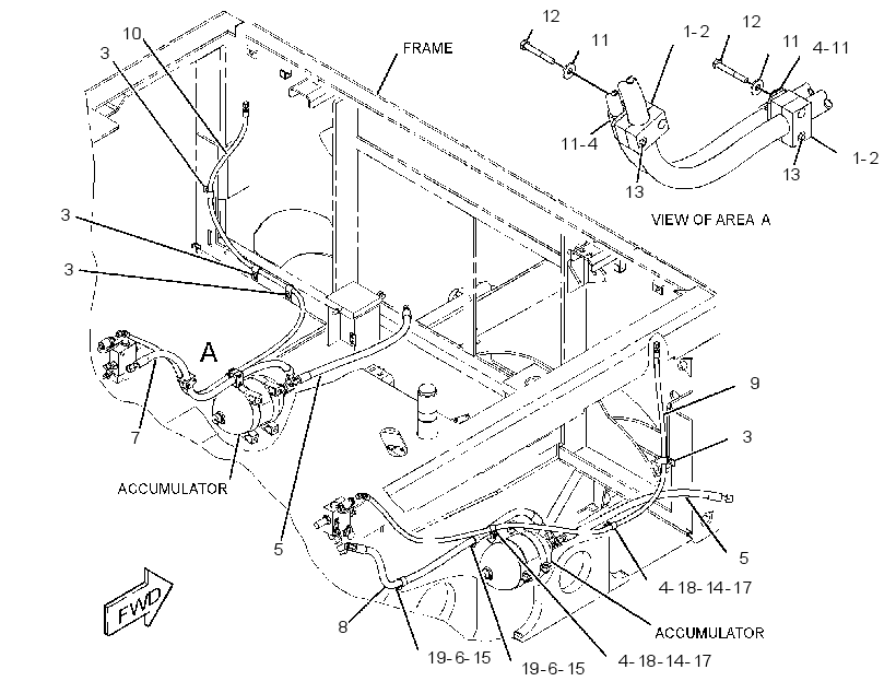 LINES GP-TRACK TENSION 2707236 CAT