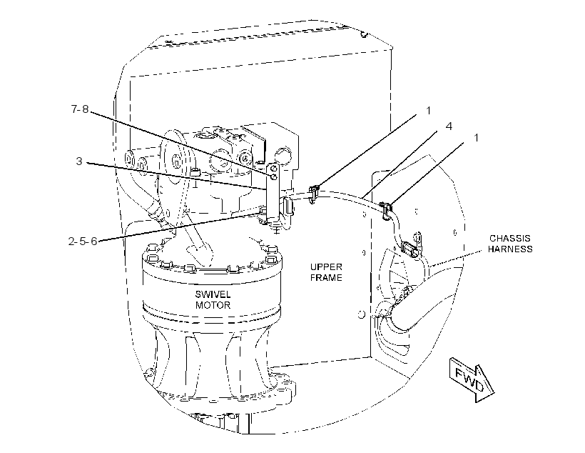 WIRING GP-FINE SWING 3606193 CAT