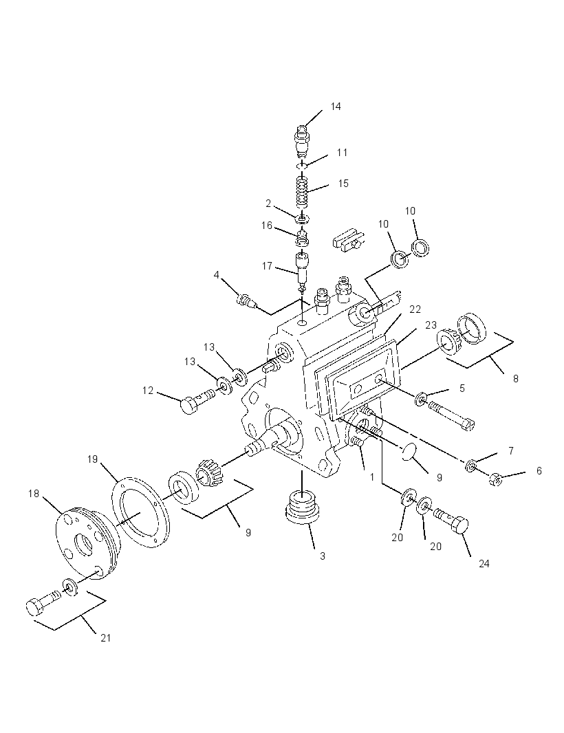 PUMP AS-FUEL INJECTION 3177727 CAT