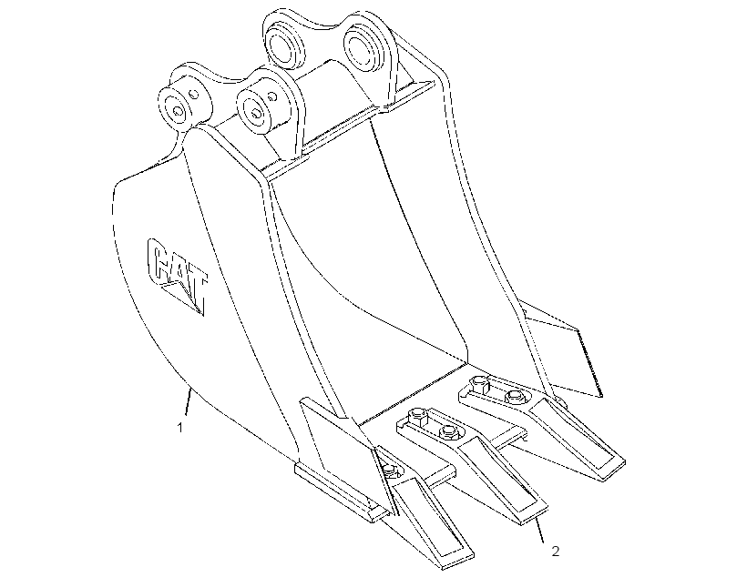 Ковш универсальный (компоновка) 1471018 CAT