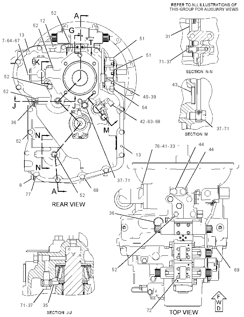 TRANSMISSION GP-POWER SHIFT 3508608 CAT