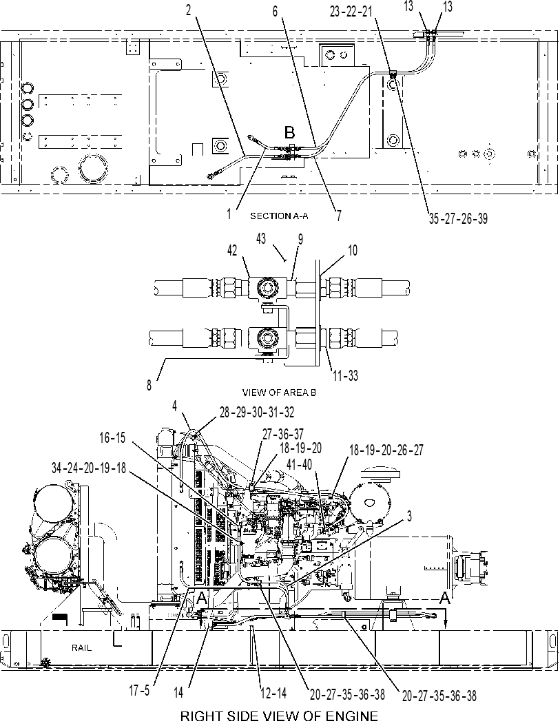 MOUNTING GP-FUEL LINE 4205846 CAT