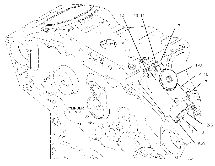ADAPTER GP-TURBOCHARGER OIL 3818692 CAT