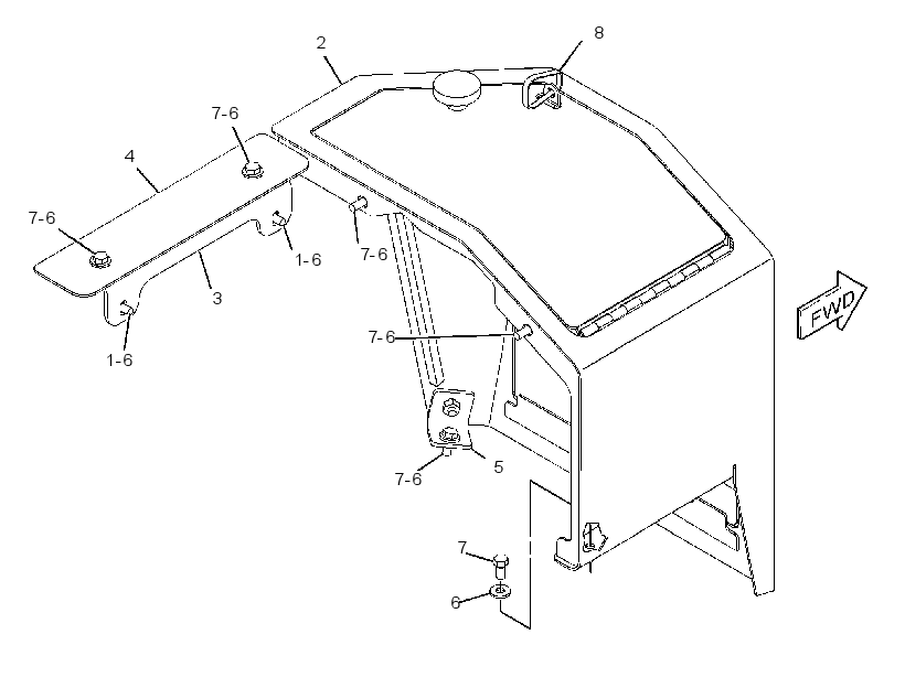 ENCLOSURE GP-HYDRAULIC TANK 3861154 CAT