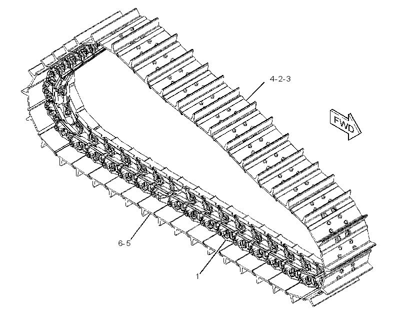 Гусеница 3852675 CAT