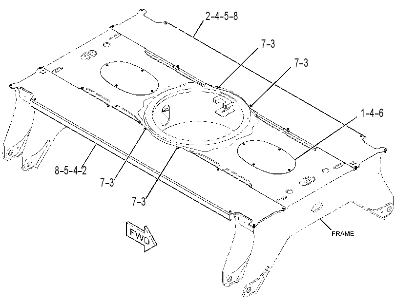 FENDER & MOUNTING GP 3640838 CAT