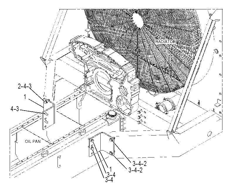 FASTENER GP-RADIATOR 4153306 CAT