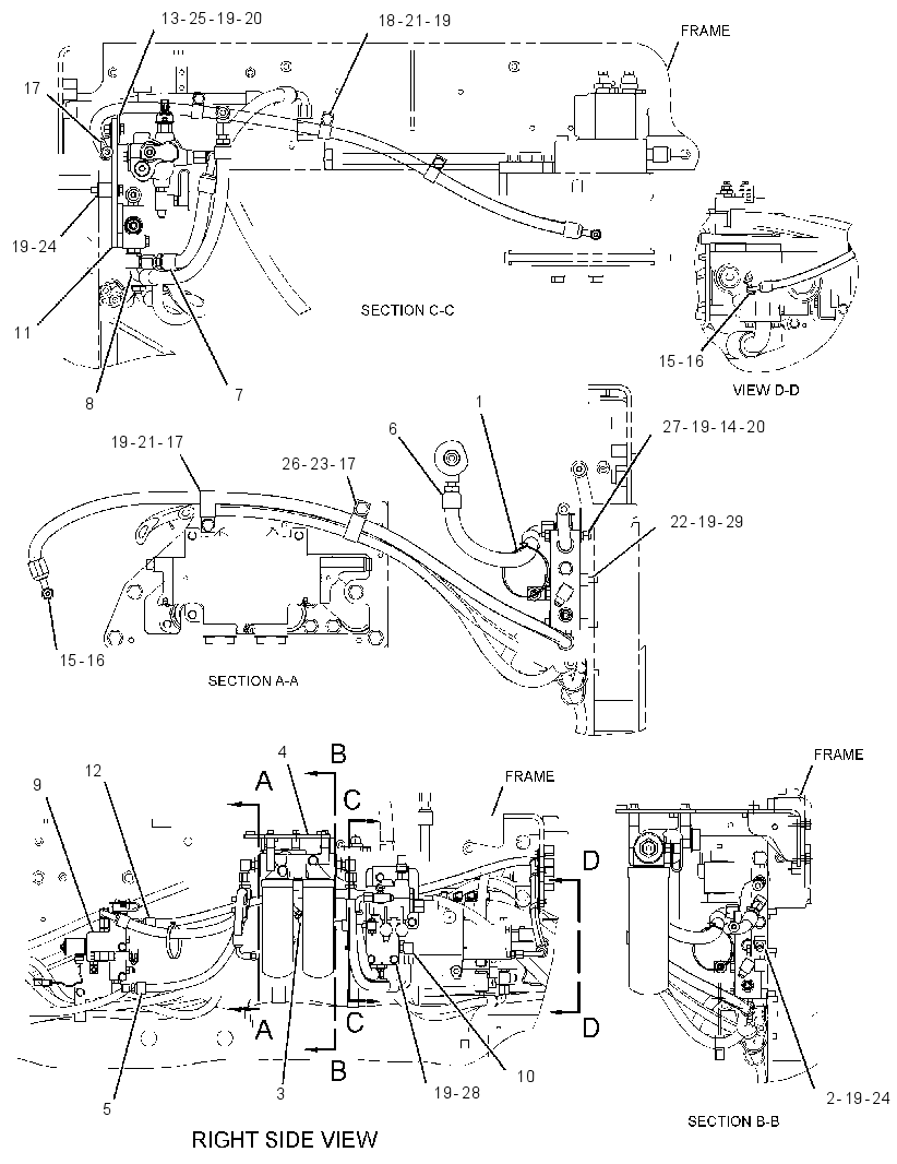 FILTER & LINES GP-HYDRAULIC 3859868 CAT