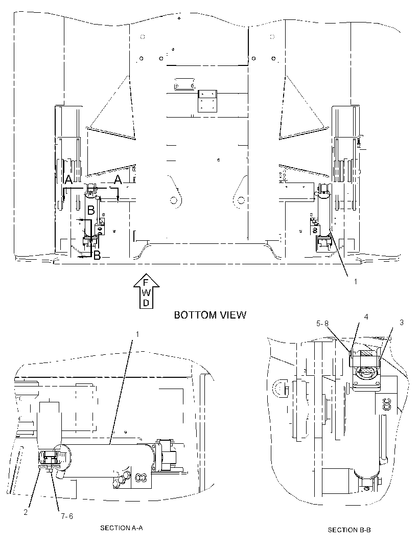 CYLINDER & MTG GP-TAILGATE 2431351 CAT