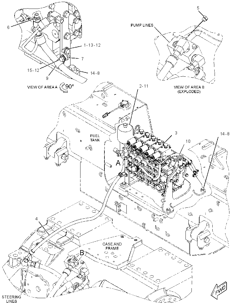 VALVE & MTG GP-IMPLEMENT CONT 3802382 CAT