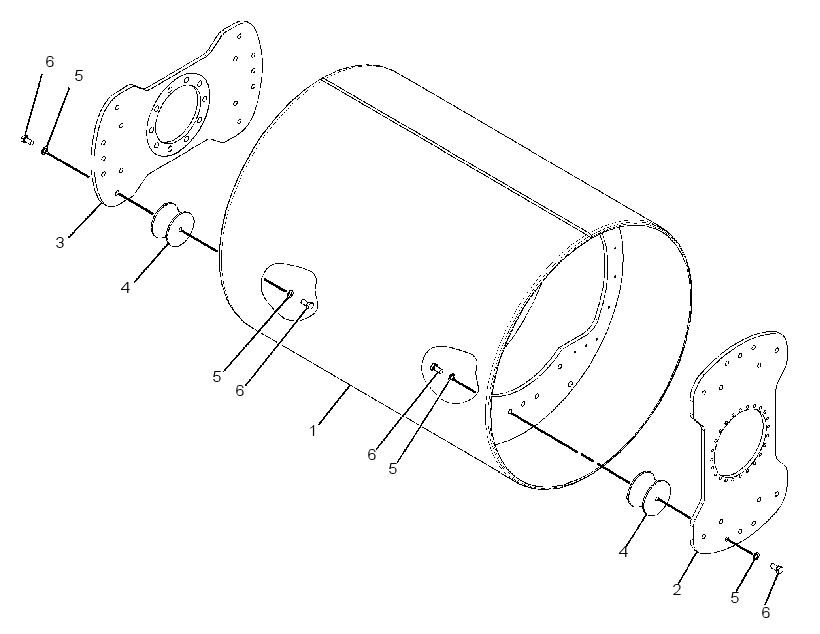 DRUM GP-COMPACTOR 1892504 CAT
