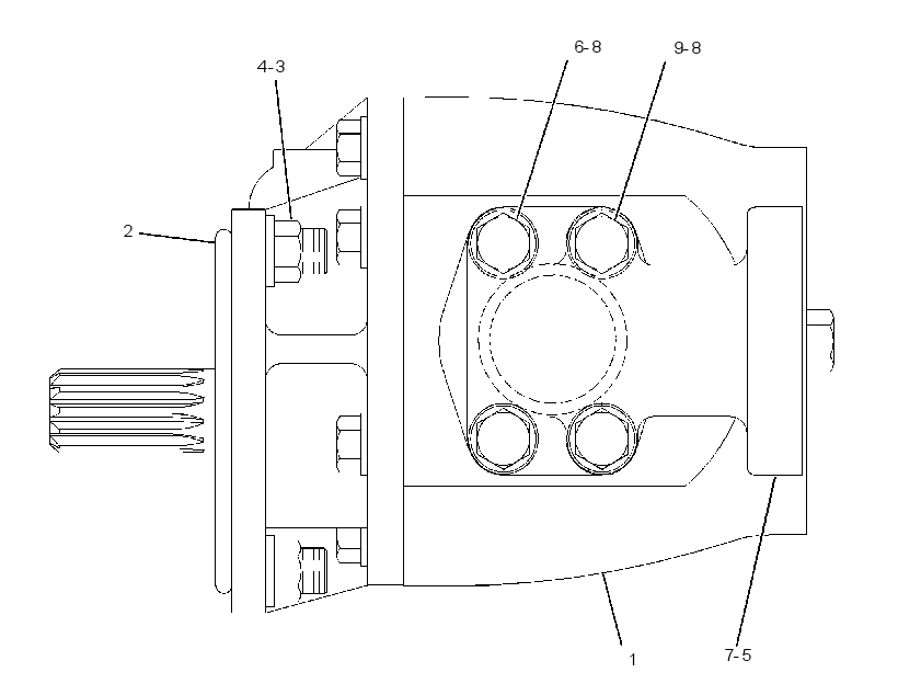 PUMP & MTG GP-STEERING 2326665 CAT