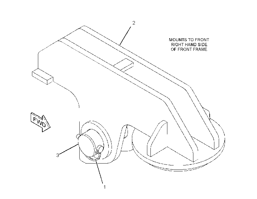 BRACE GP-JACK HOIST 2368252 CAT