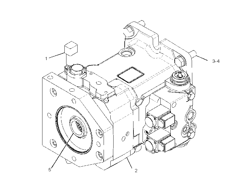 PUMP & MTG GP-HYDROSTATIC 3336912 CAT