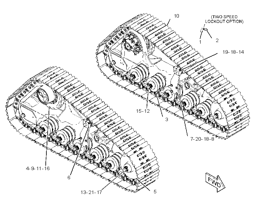 KIT-UNDERCARRIAGE 3768077 CAT