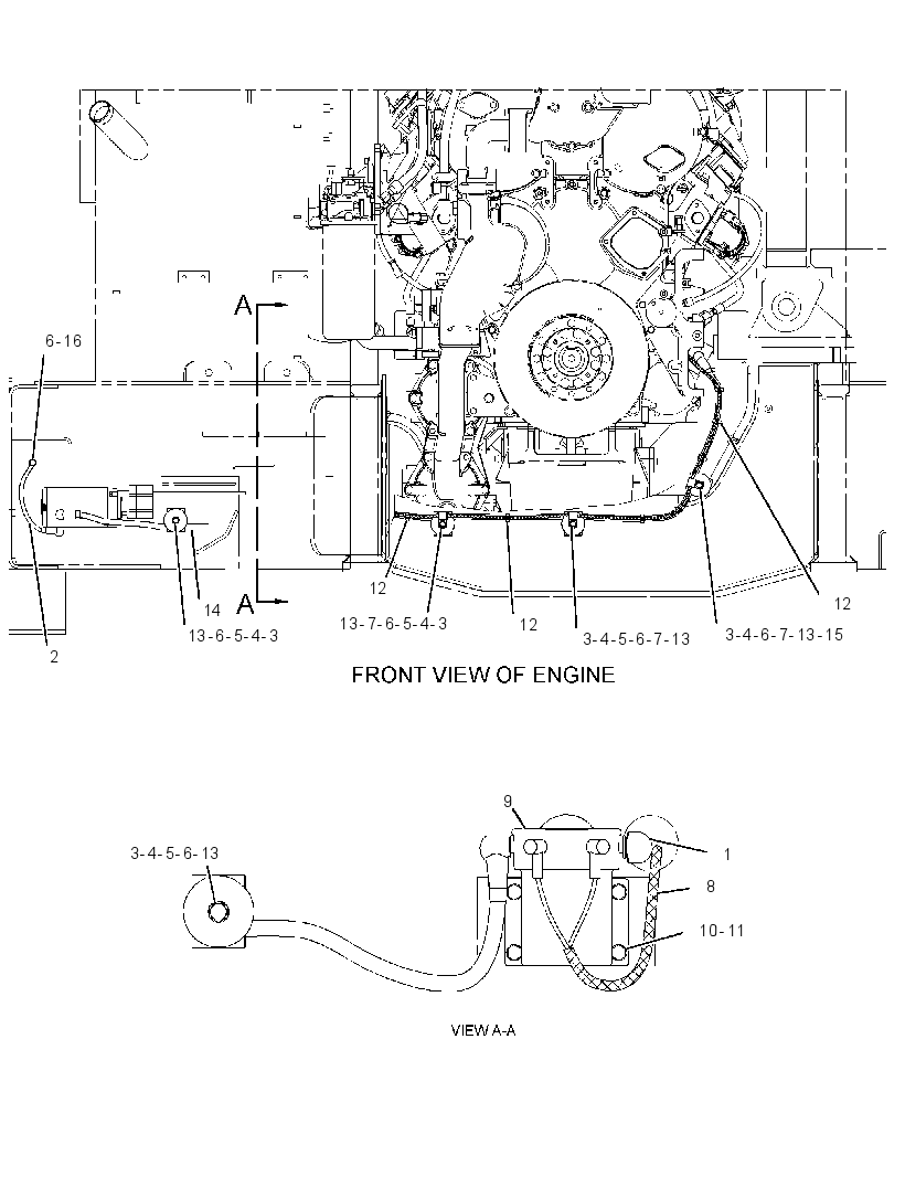 WIRING GP-BRAKE RELEASE PUMP 3859778 CAT