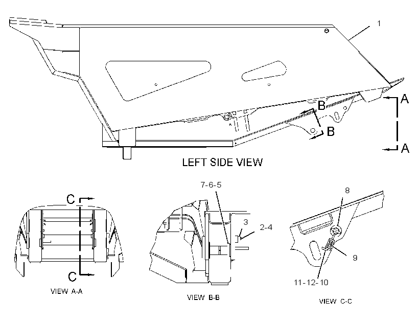 BODY GP-TRUCK 2515408 CAT