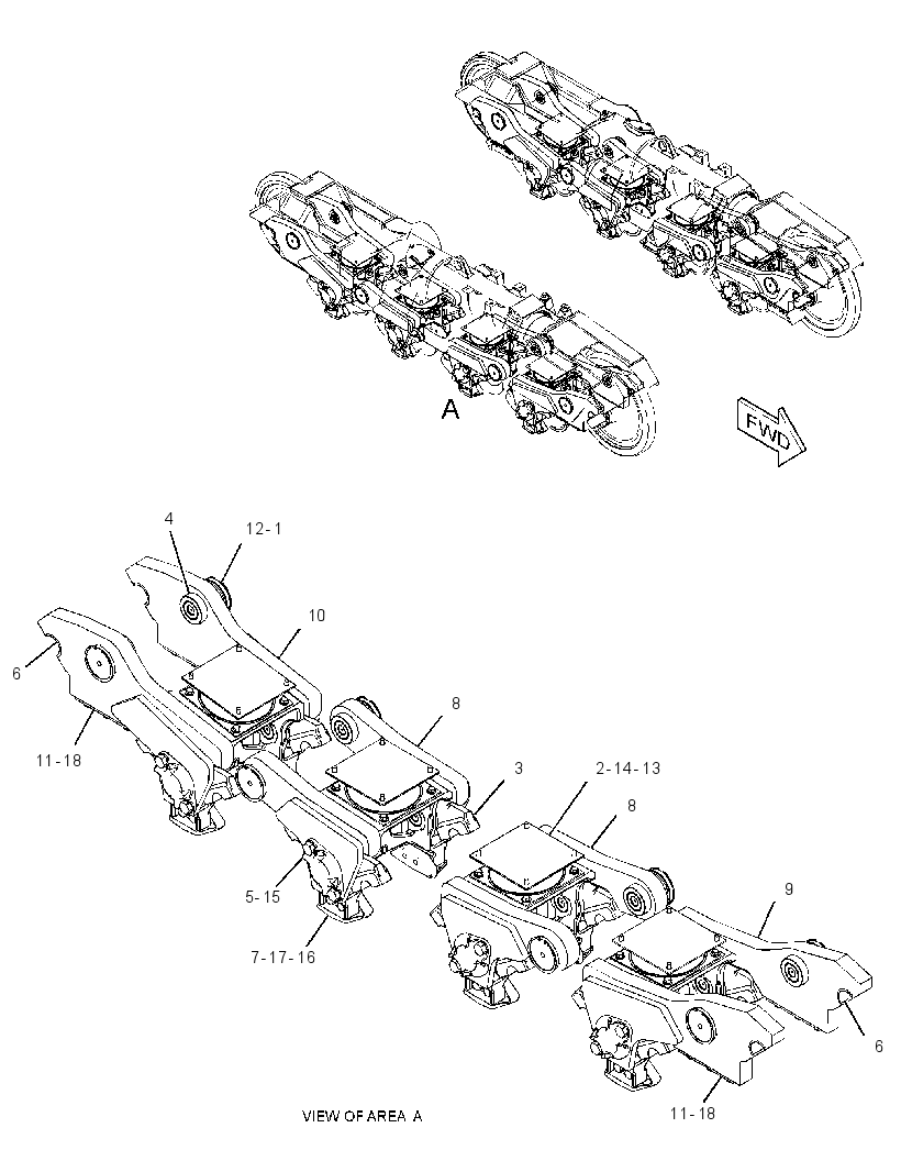 SUSPENSION GP-BOGIE 3854712 CAT
