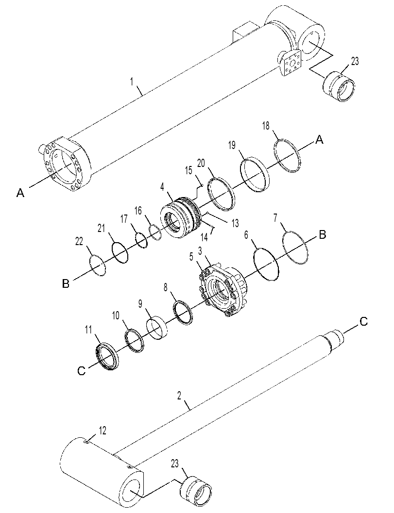 CYLINDER GP-THUMB 4170223 CAT