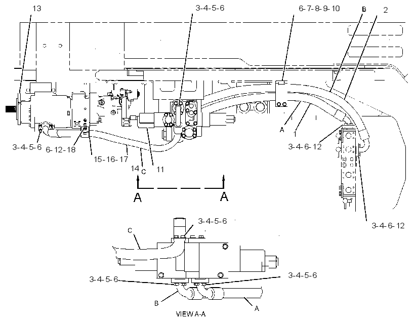 PUMP & LINES GP-HYDRAULIC 3241958 CAT