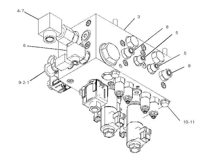 VALVE & MTG GP-STEERING 3440080 CAT