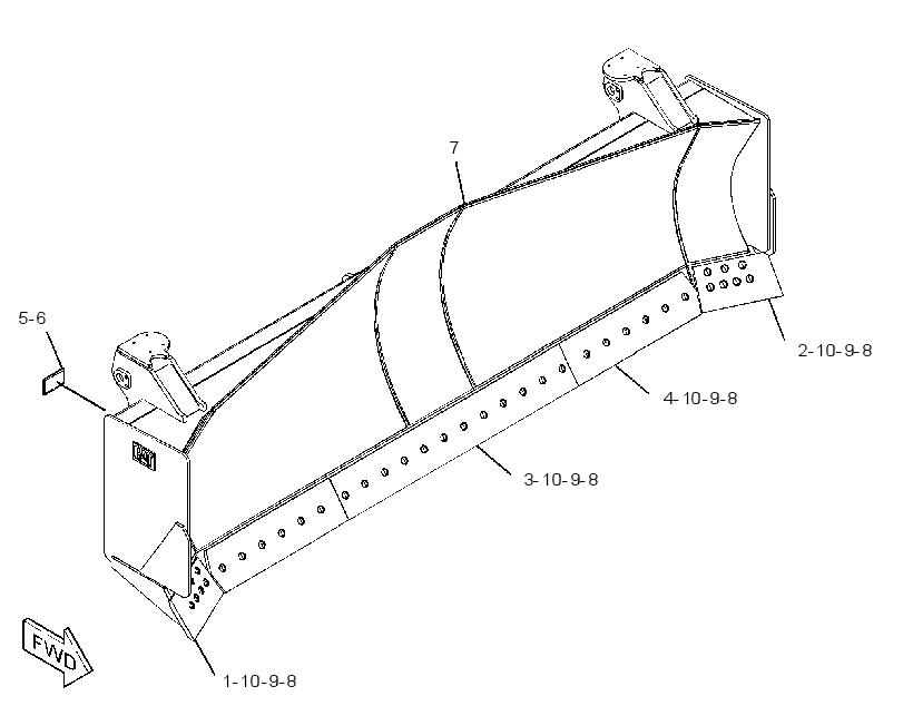 BLADE GP-SEMI-UNIVERSAL 3905424 CAT