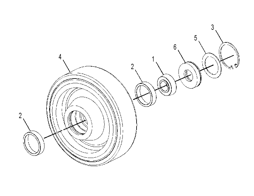 WHEEL GP-BOGIE 2238398 CAT