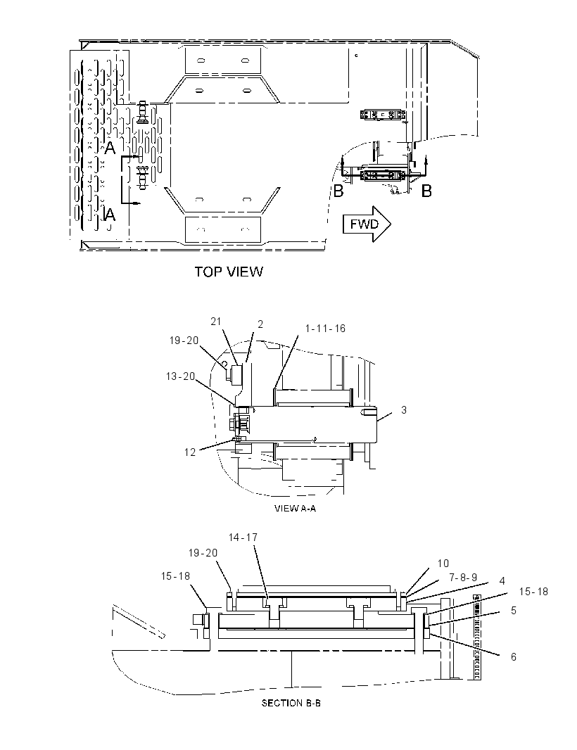 MOUNTING GP-TRUCK BODY 2460056 CAT