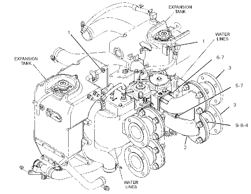 CONNECTION GP-EXPANSION TANK 3908646 CAT