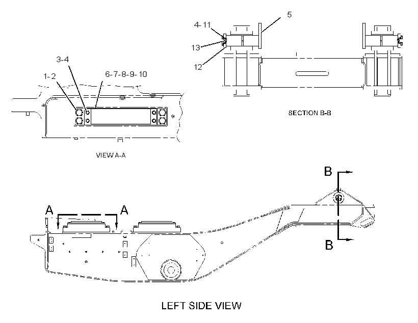 MOUNTING GP-TRUCK BODY 2518506 CAT
