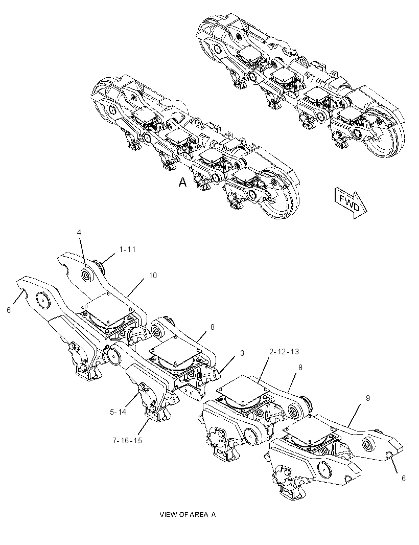 SUSPENSION GP-BOGIE 3854716 CAT