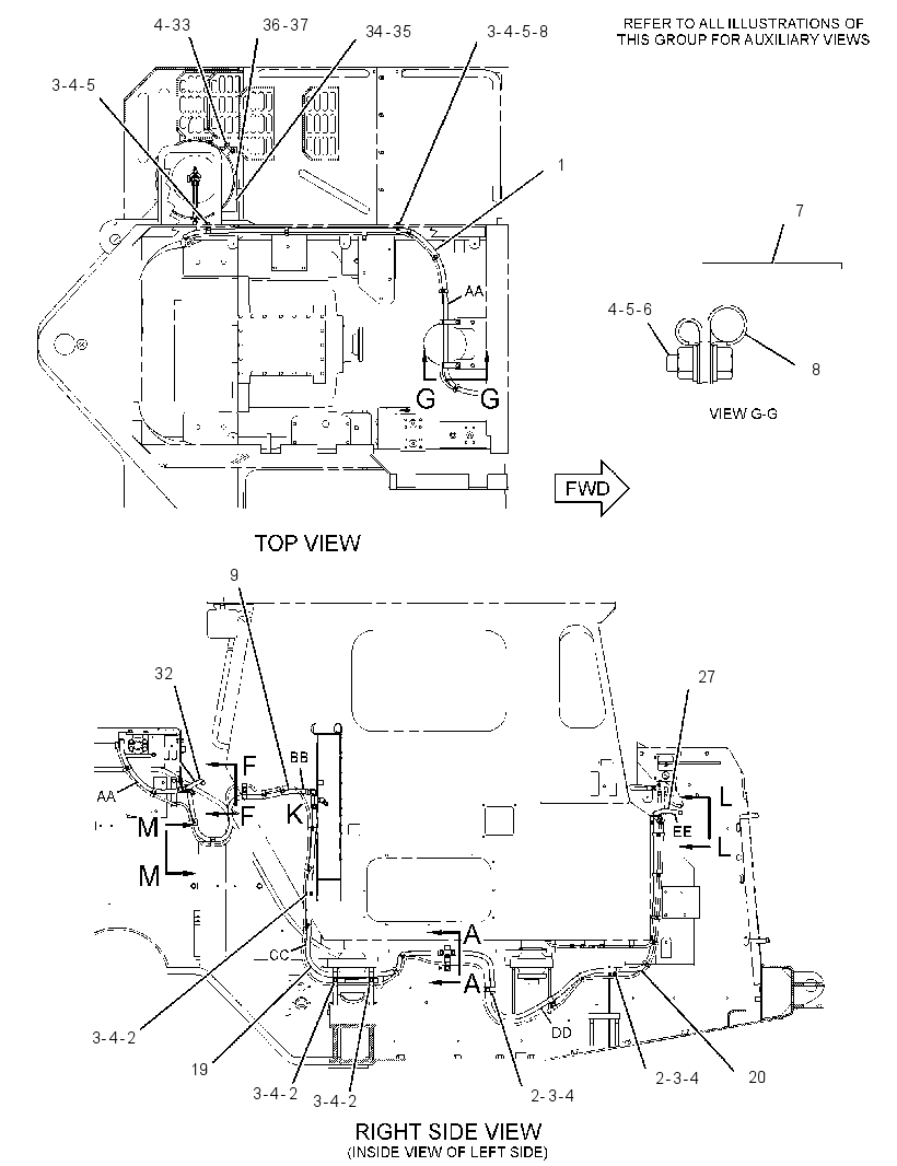 LINES GP-FIRE SUPPRESSION 2657065 CAT